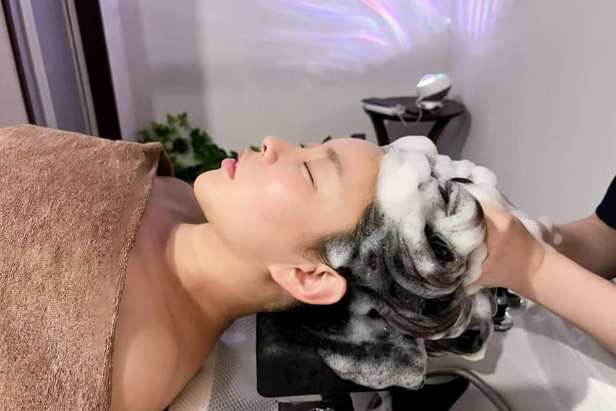 【全員OK】【ヘッド＋小顔】頭皮洗浄☆和漢ヘッドスパ＋小顔フェイシャル 90分