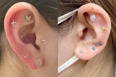 お得なセット！【耳つぼジュエリー&美容鍼】 60分