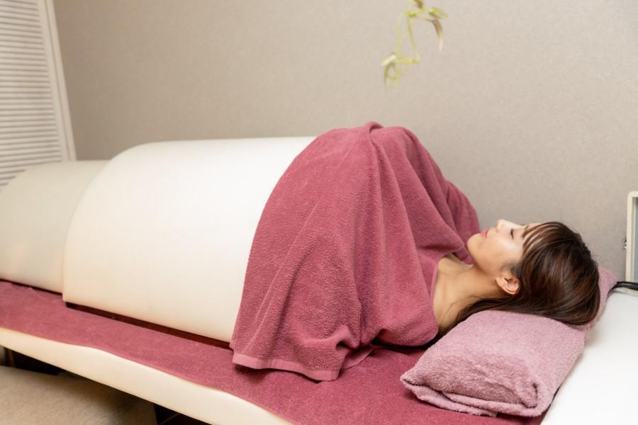 【全員OK】[寝ているだけで全身大量発汗！◎]遠赤外線ドーム 1ヶ月通い放題 50分