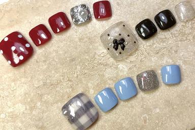 【フットネイル】定額ネイル［オフ&ケア込み］ 150分