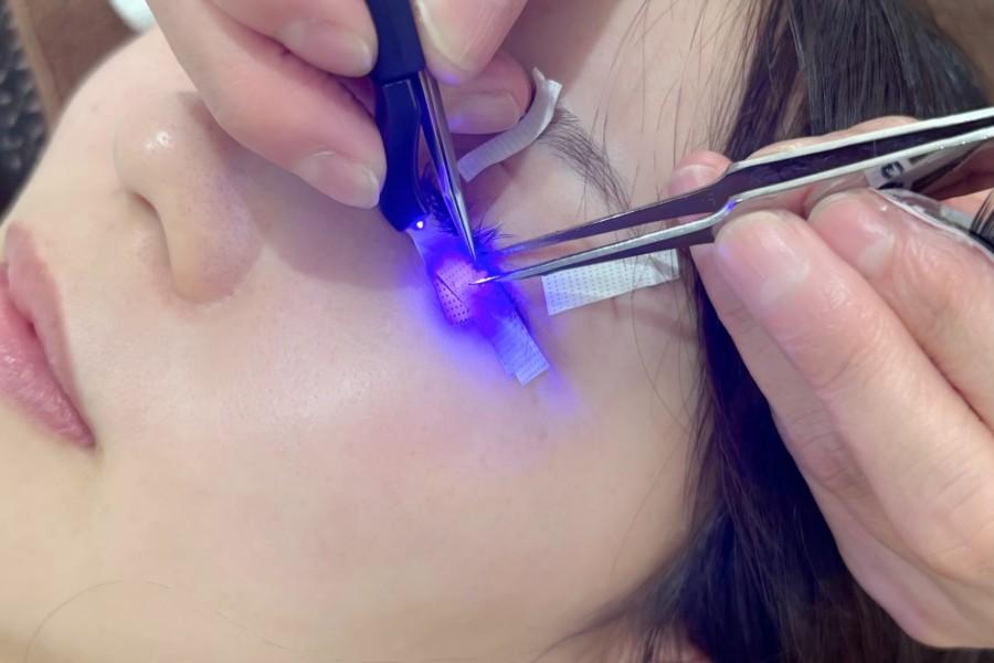 【全員OK】究極の持続×立ち上げ★LEDエクステ＋アップワードラッシュつけ放題 60分