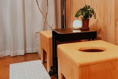 《体質/お悩み別に選べる》よもぎ蒸し(足浴付き) 45分