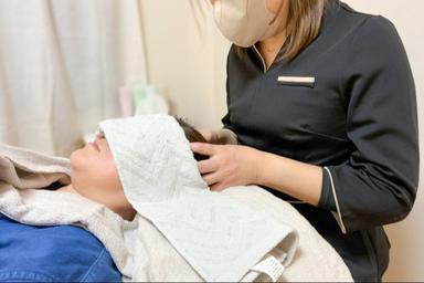 【新規限定】《目・首・肩の疲労緩和♪》顔筋ほぐし+ドライヘッドスパ 90分 通常料金10,000円