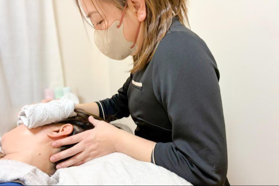 《睡眠の質UP/目の疲れ》ドライヘッドスパ 45分