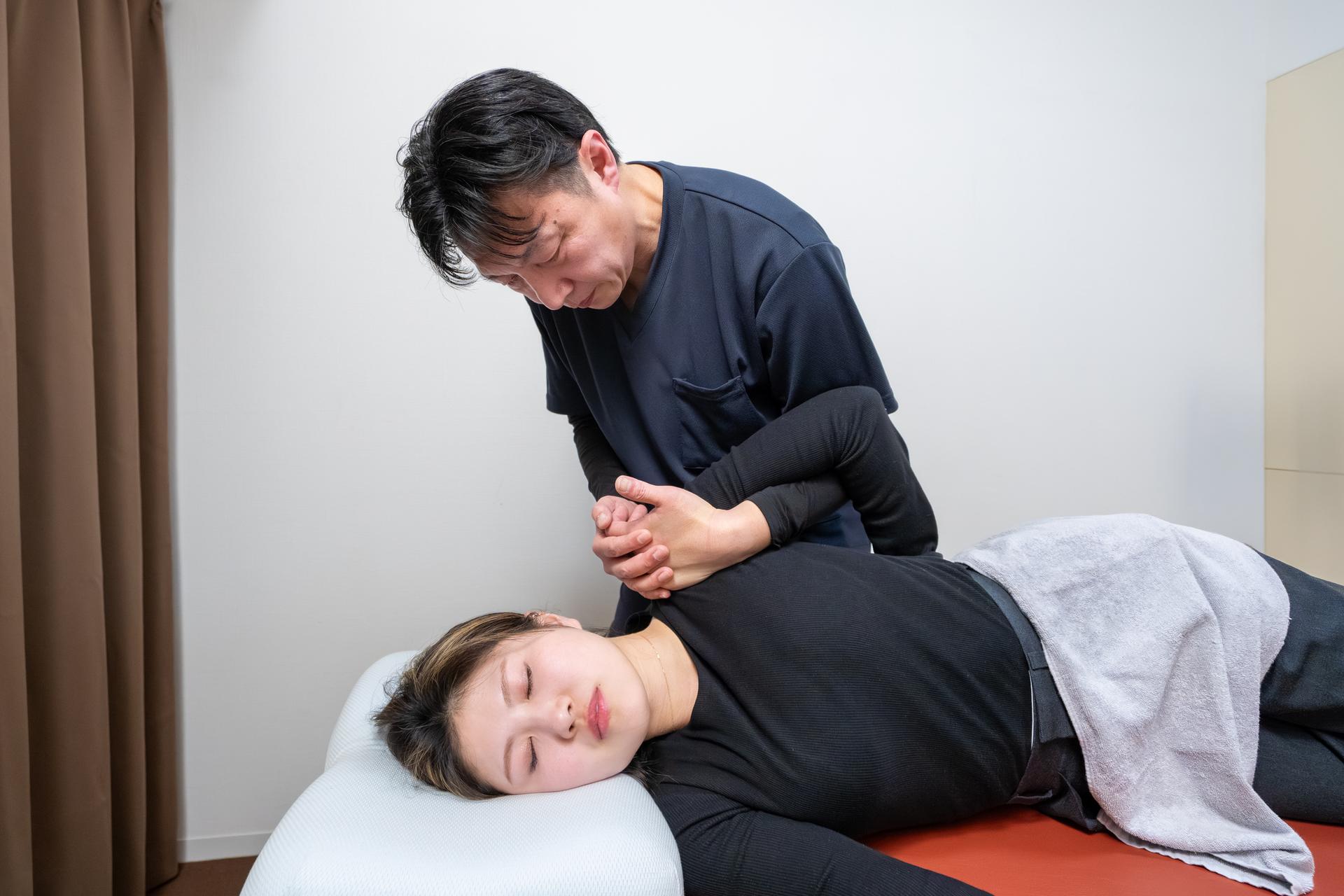 【新規限定】【年齢とともに増える女性特有のお悩みに】オープン記念コース(骨格調整+もみほぐし) 50分