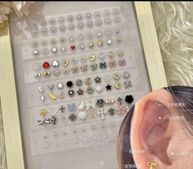 【単品】パーツ豊富！耳ツボジュエリー10個 30分