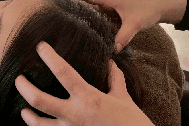 【50分で退店】お仕事や用事の合間に ドライヘッドスパ 50分※ヒアリング＆お会計5分/お仕度5分が含まれています。