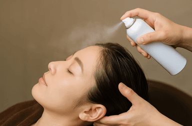 【お疲れの箇所を重点に】炭酸スプレー付き ドライヘッドスパ 80分※ヒアリング＆お会計5分/お仕度5分が含まれています。