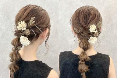【全員OK】《ヘアセット》お呼ばれhair・卒入学ママhairに華やかセット 45分