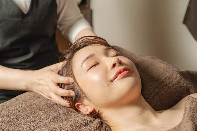頭の重み、不眠、倦怠感に　ドライヘッドスパ 60分