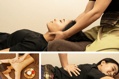 【年末＆年始を健やかに♪】眼精疲労ケアヘッドスパ×タイ古式　合計120分