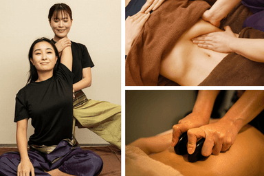 【12周年記念★】腰が辛いあなたへ！タイ古式90＋お腹20＋ホットストーン10