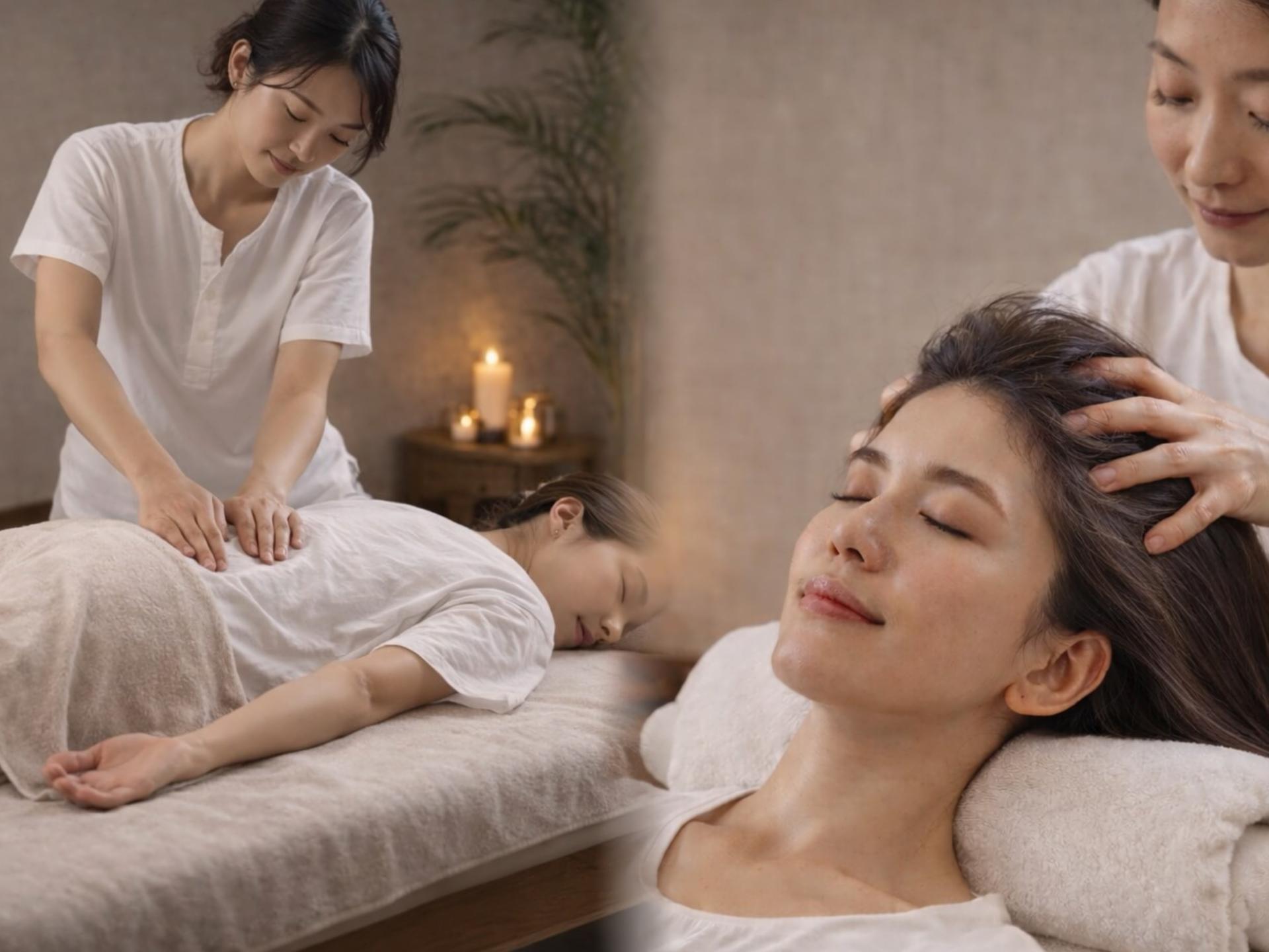 ヘッドスパ＆揉みほぐし90分