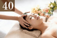 眠れるヘッドスパ３０分+足裏つぼ押し１０分