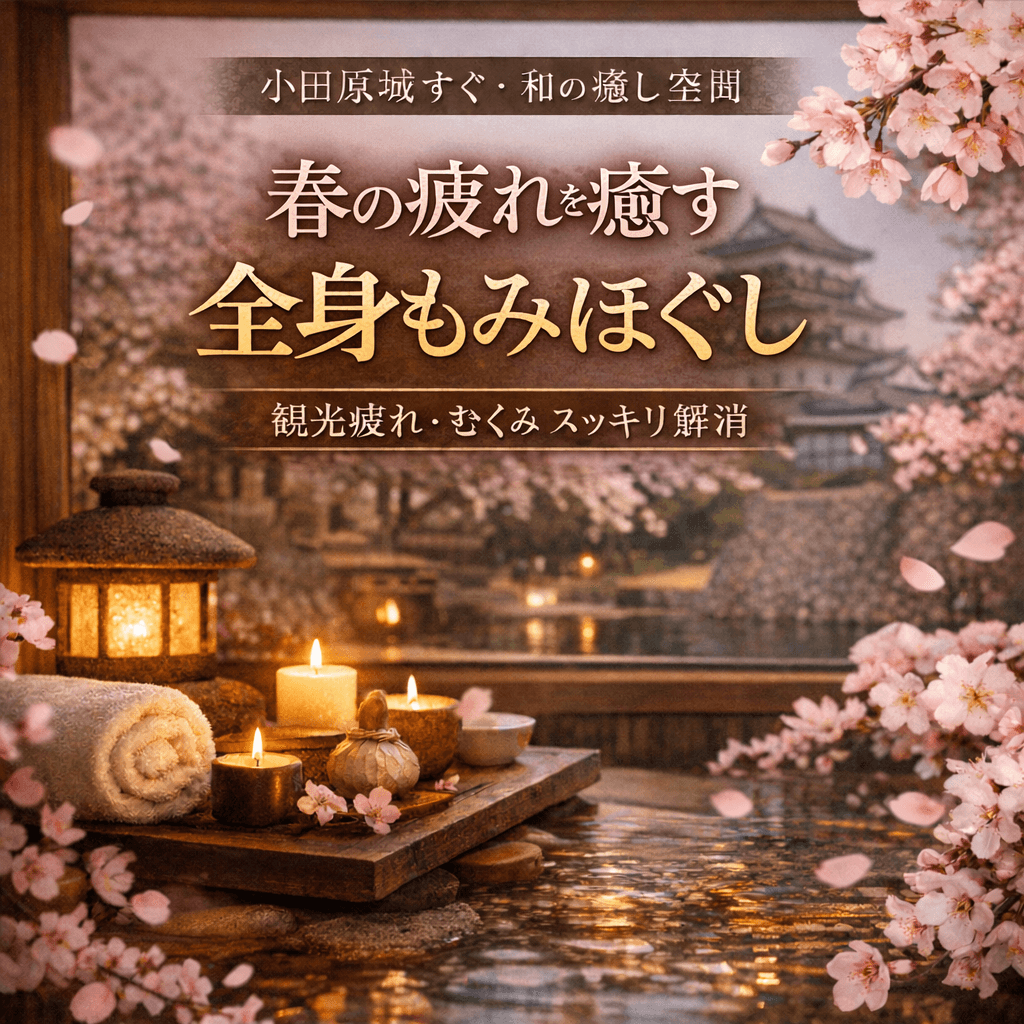 もみほぐし40分＋オイルハンド20分（お着換え無料）