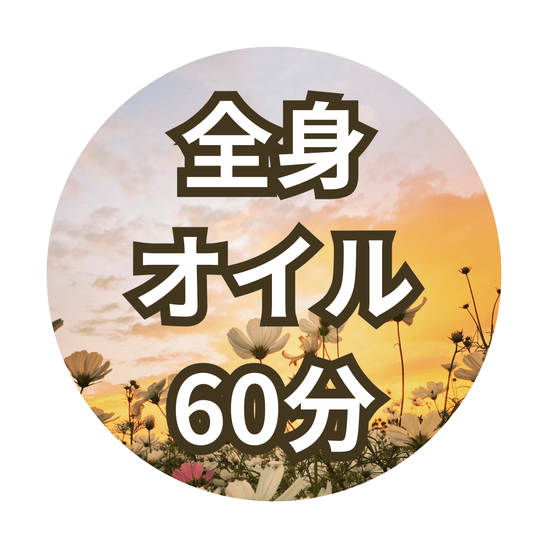 全身オイルトリートメント60分 ◆お値引き中9,800円→7,800円◆