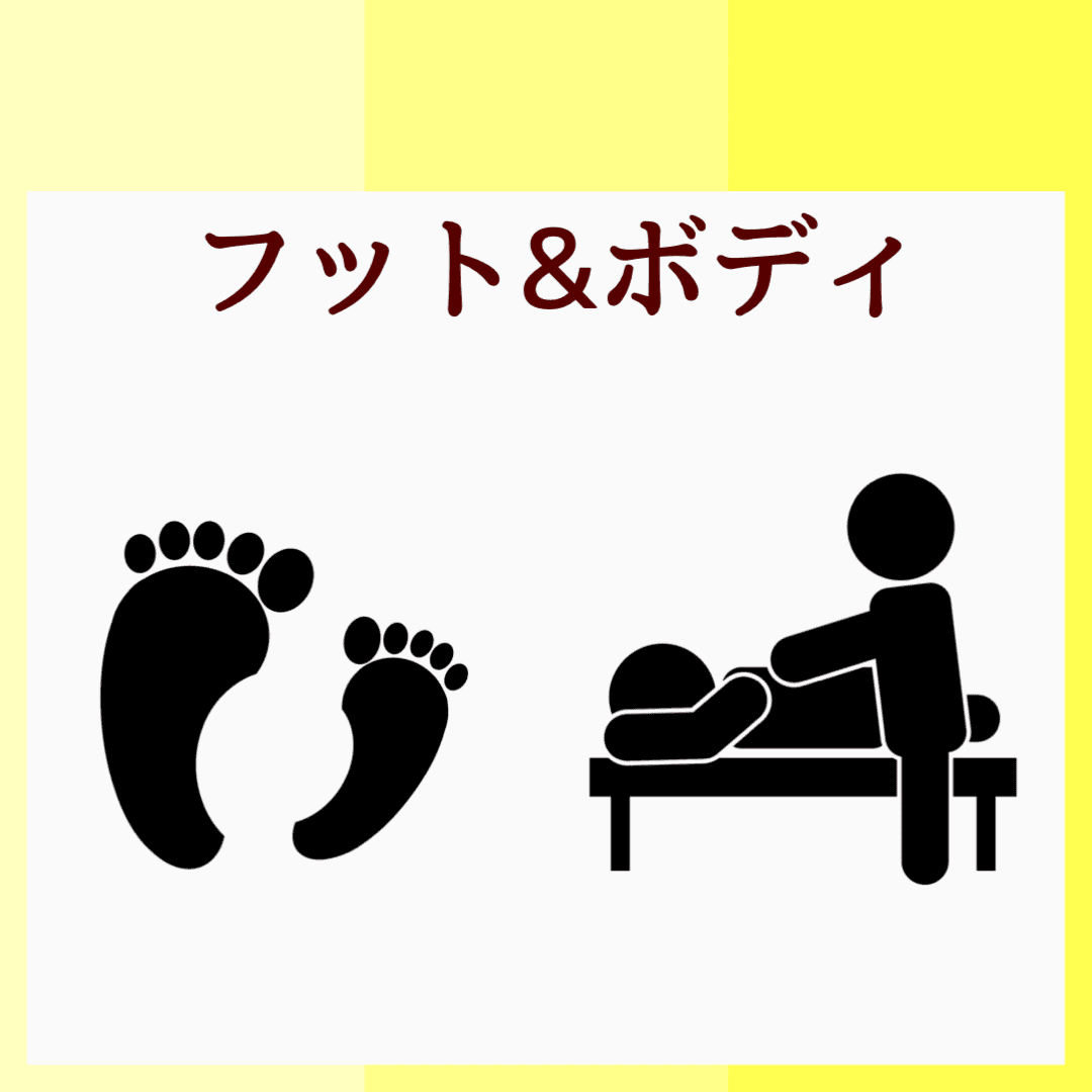 【平日】足らくらくセット　フット40+ボディ60