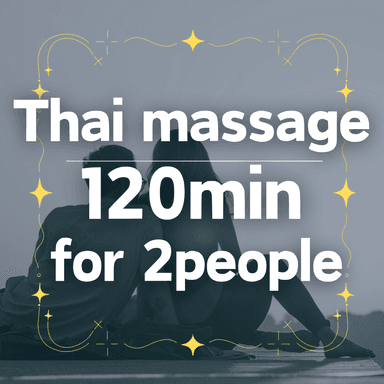 《2名様用》タイ古式マッサージ120分《2 people》Thai traditional massage 120min